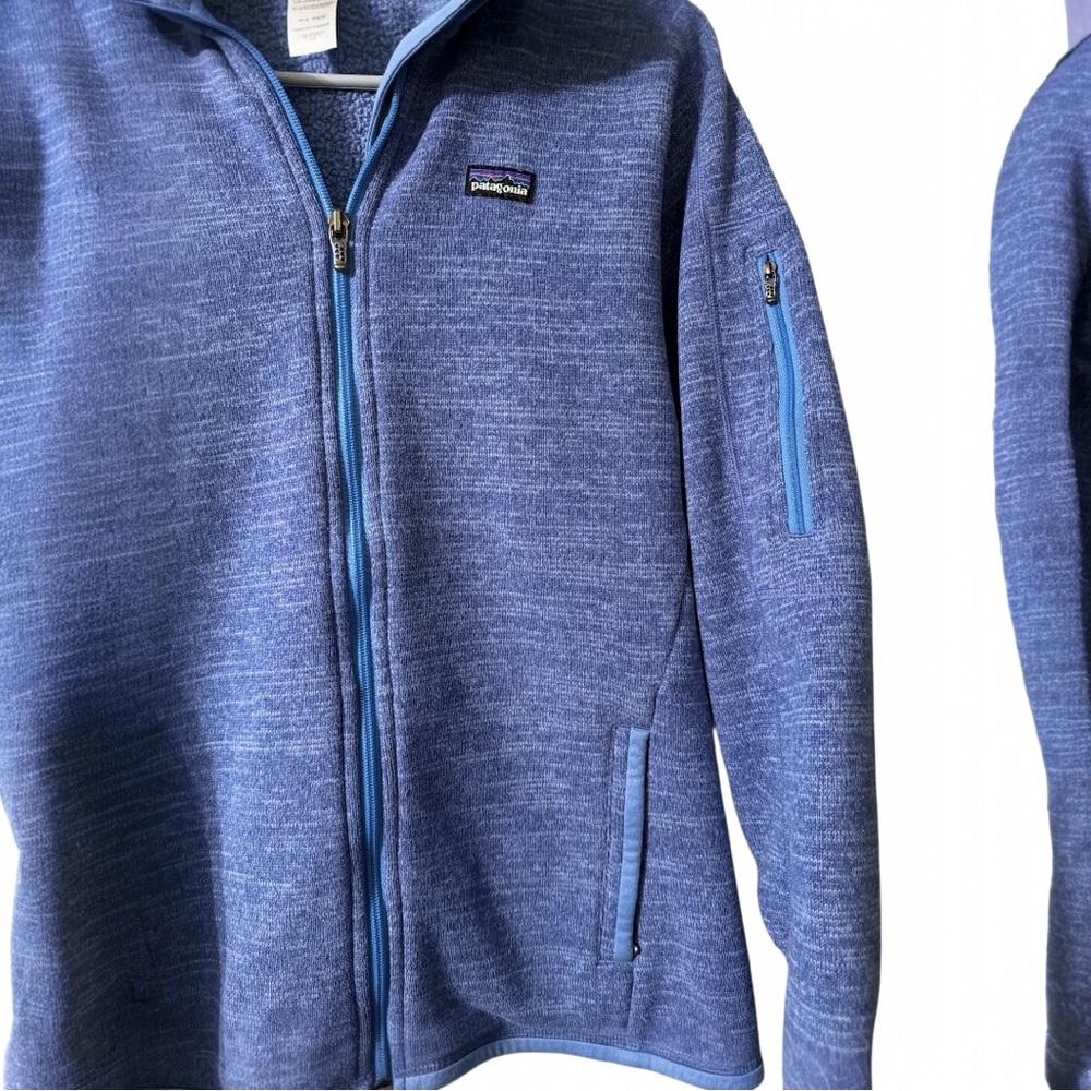 Patagonia Better Sweater Full Zip Jacket Women’s Medium Blue Fleece - Picture 3 of 5